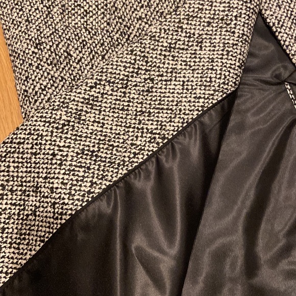 MANGO boucle oversized long coat salt‘n‘pepper pattern - Picture 12 of 13